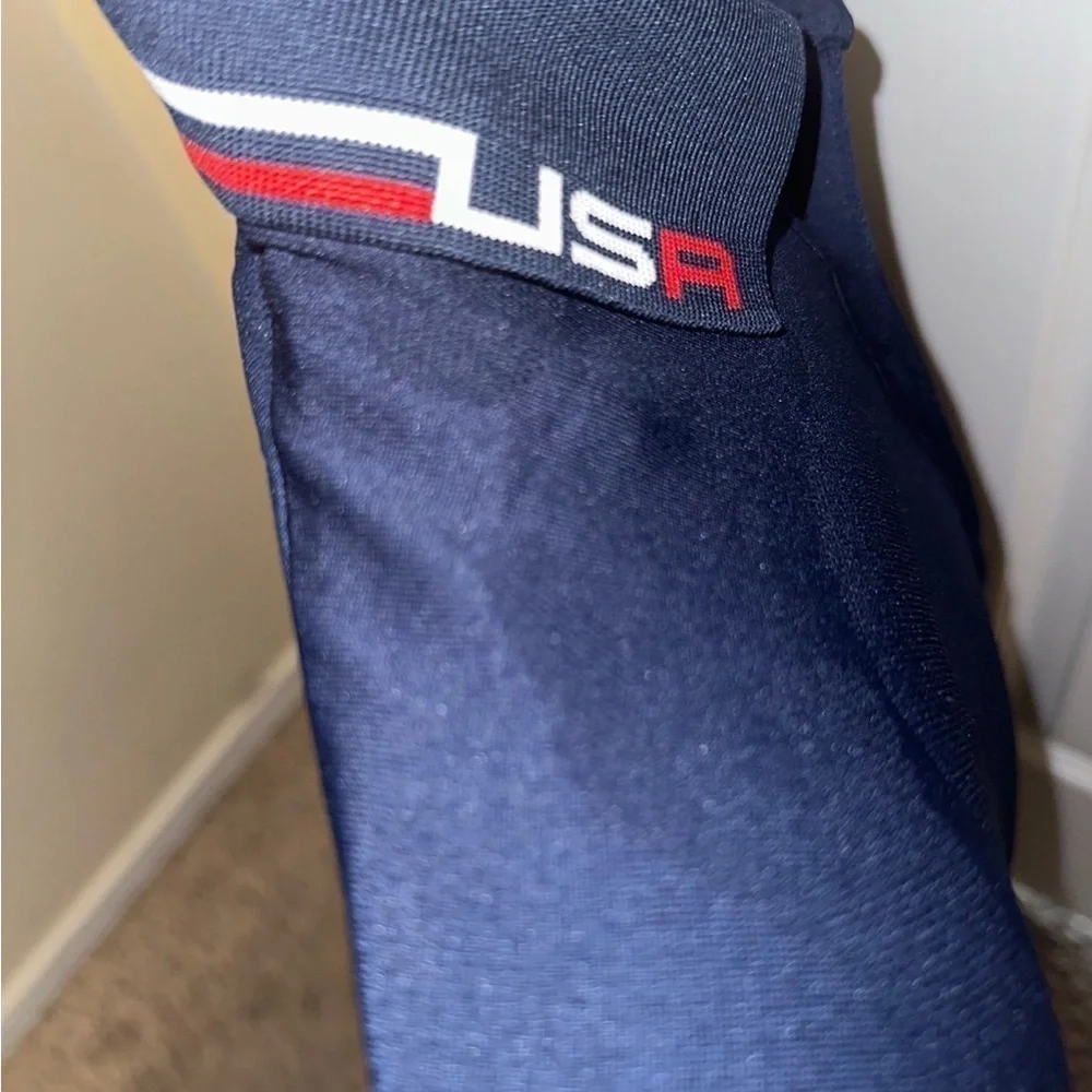 RLX Ralph Lauren Polo Shirt USA 2020 United We Stand Ryder Cup Golf Blue Camo